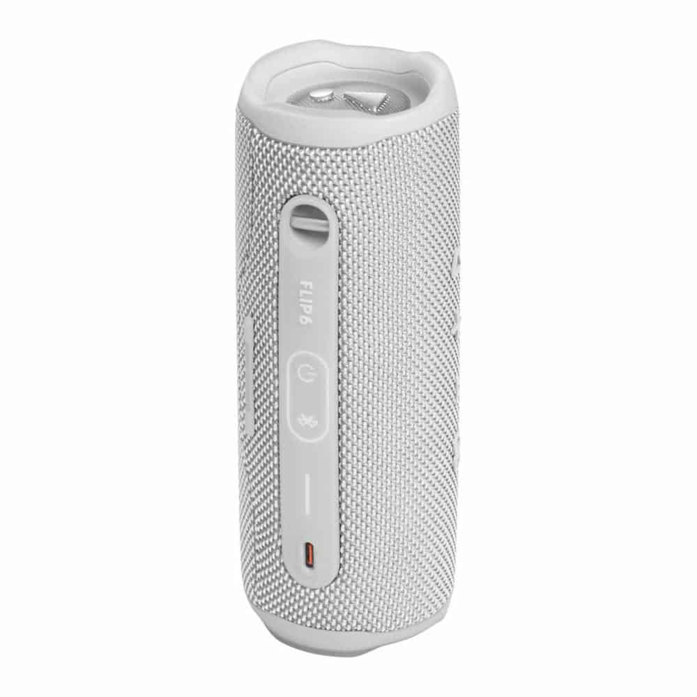 (image for) JBL Flip 6 Waterproof Rugged Portable Bluetooth Speaker White